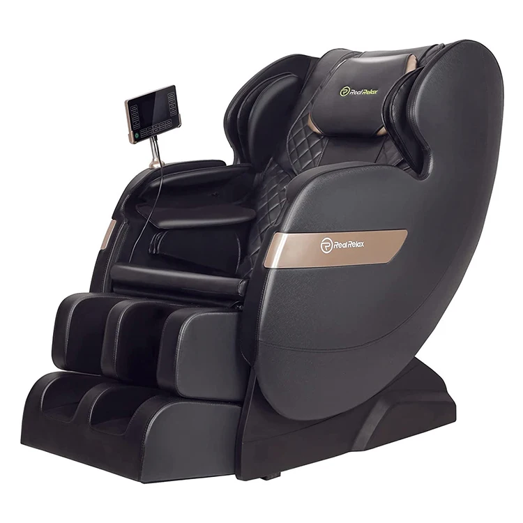 

Real Relax DDP to USA Favor-03 ADV Black 6 Auto Programs Massage Sofa Massage Robots Masaage Chair