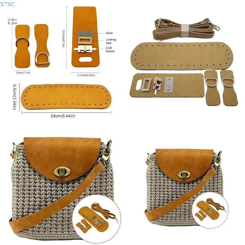 

X7XC DIY Handmade Soulder Crossbody Bag Sewing For Creative Crafters Bags Making Accessories Women Handicraft Gift