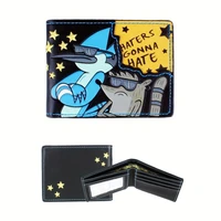 Cartoon Leather Wallet for Men |   Boy's Wallet |   "Those Who Hate Will Hate" Embroidery |   Ideal Choice for Holiday Gifts 3