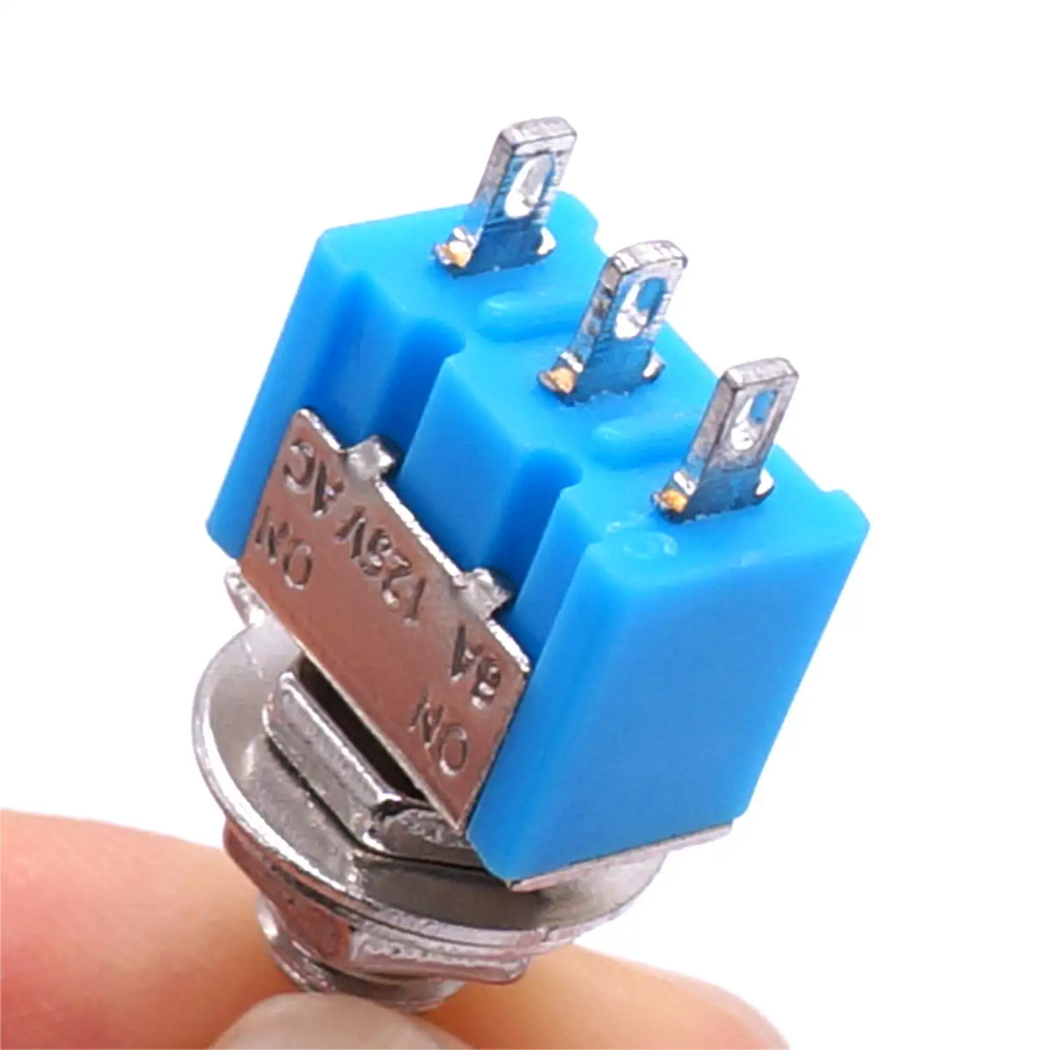 10pcs SPDT Mini Toggle Switch 3-Pin 2 Position ON/ON Miniature Toggle Switch 6A 125V AC Toggle Switch MTS-102