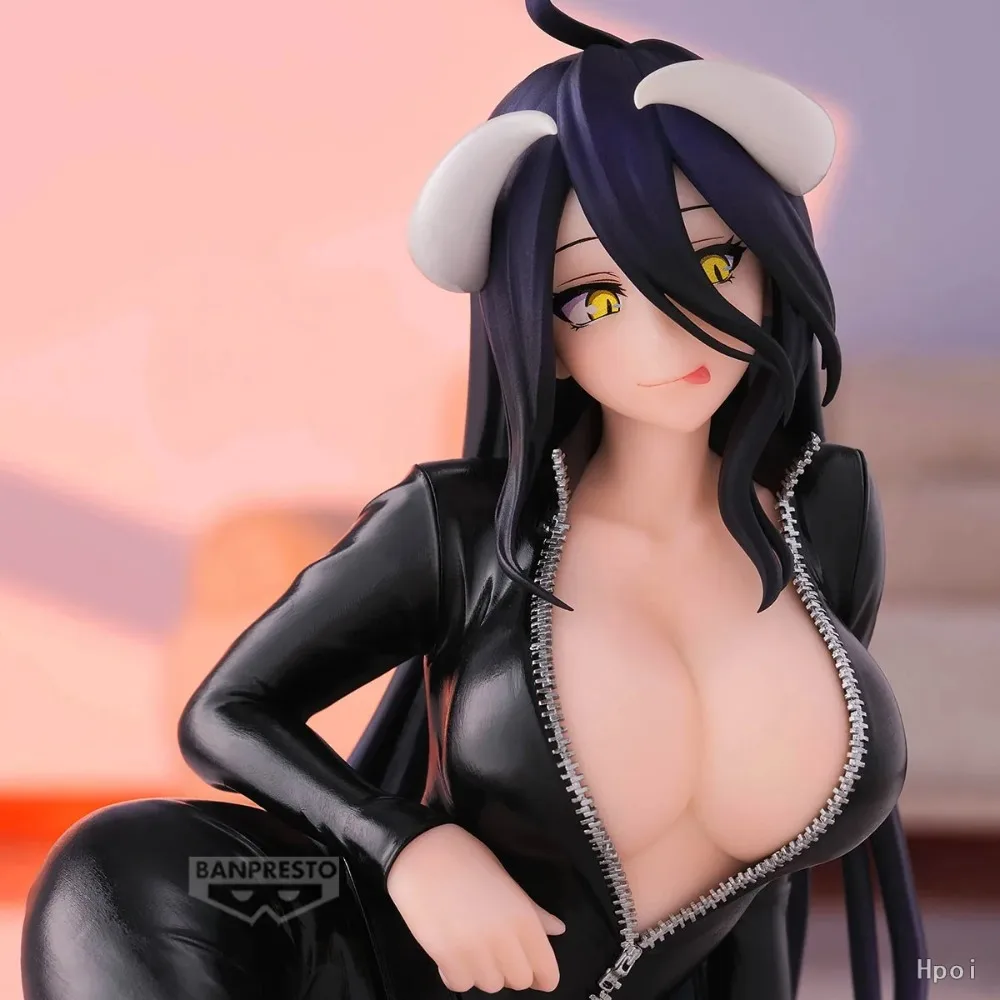 Bandai – figurines originales BANPRESTO Overlord Albedo, 18cm, en PVC, modèle d'anime, ornement de bureau, jouets à collectionner, cadeaux, en Stock