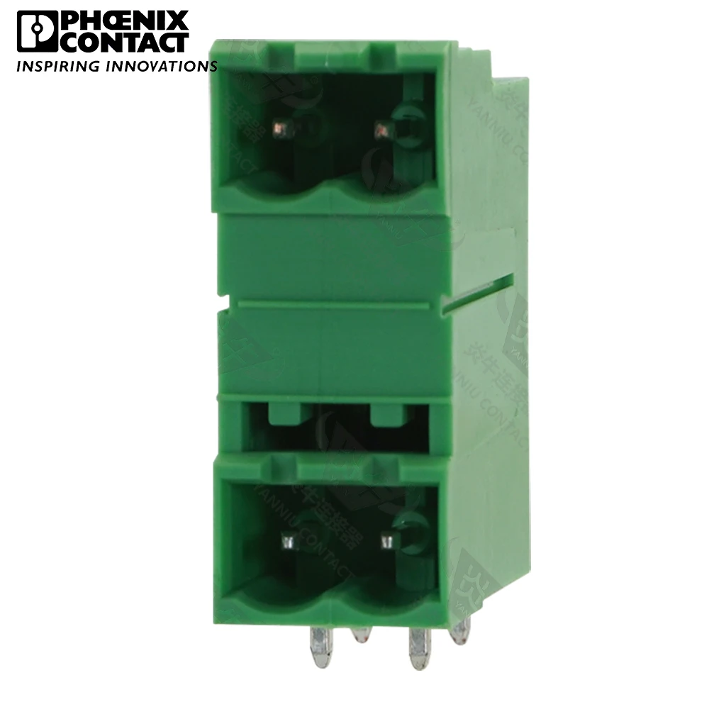 Conector de contato Phoenix original, PCB Pluggable, Plug-In Terminal Block, 2 Pin, MDSTB 2.5 G1, 5.08mm, 1938948, 1Pc