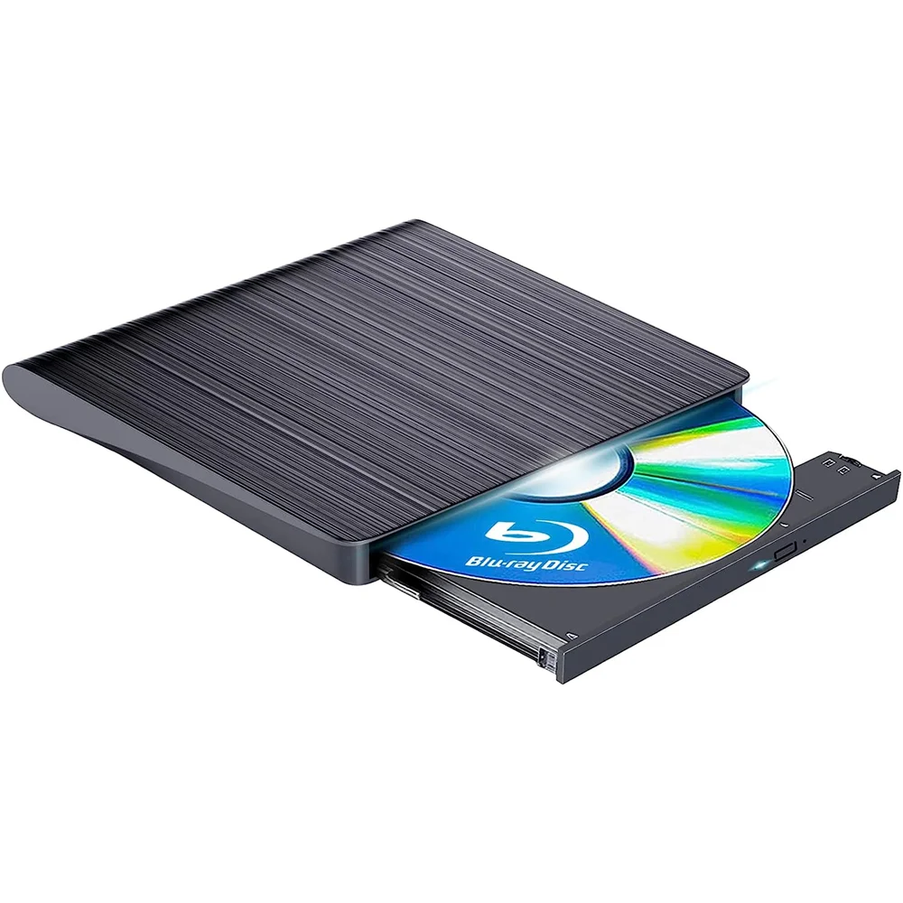 

Hooqu Wholesale High-speed Read And Write 3D Blueray Dvd Player Writer External Bluray Burner Pc 4K Blu Ray Drive Blu Ray Disc B