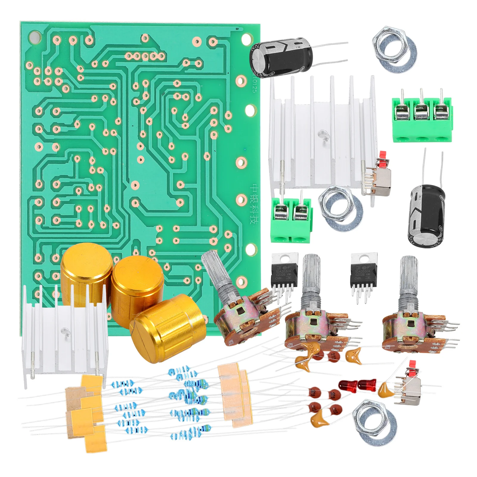 1 conjunto de placa amplificadora kit confiável canal duplo amplificador de potência de áudio estéreo placa amplificadora sistema de áudio diy módulo amplificador estéreo