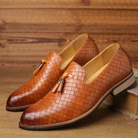 Men Fashion Soft Moccasins Slip Leather Shoes 2