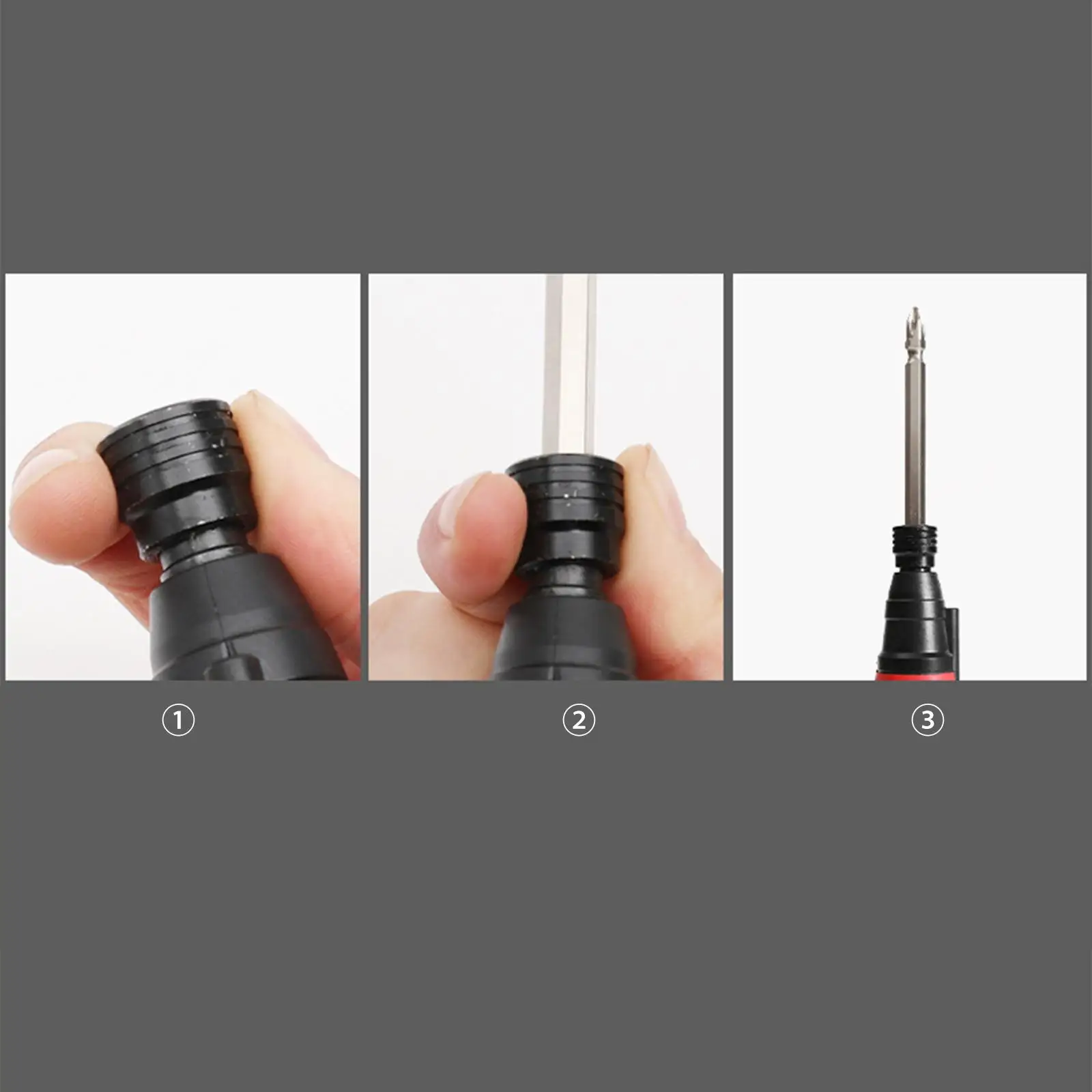 Rechargeable Mini Electric Screwdriver with Alloy Body and Screwdriver Bit Set for Precision Work on Phones Computers and Small