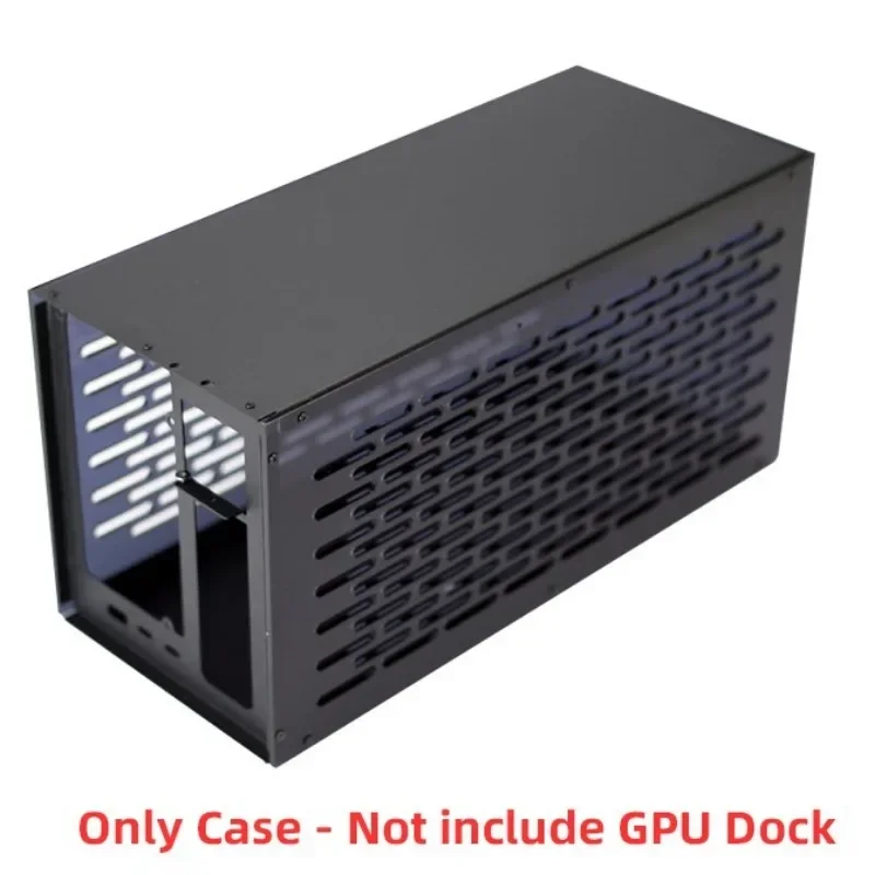 Imagem -01 - Thunderbolt-compatível Case Gpu Dock Placa Gráfica Interna Armação de Metal Placa Acrílica para Atx Sfx Flex Fonte de Alimentação 1u Th3p4g3