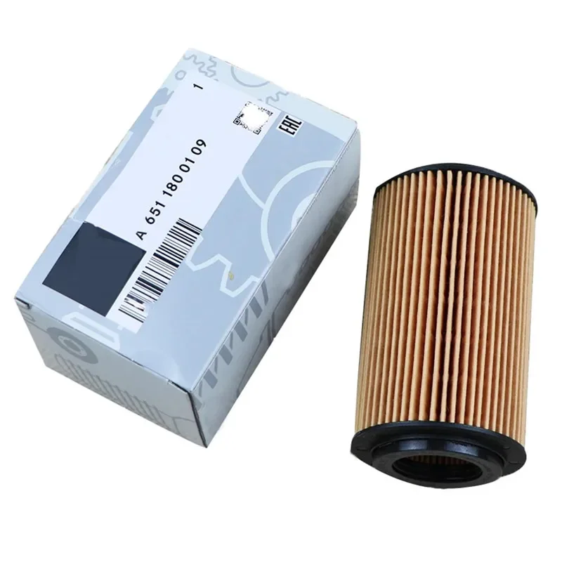 Car Oil Filter for Mercedes-Benz E GLE GLK ML SPRINTER -Class W176 W246 W242 Engine Oil Filter A 6511800109 Accessories