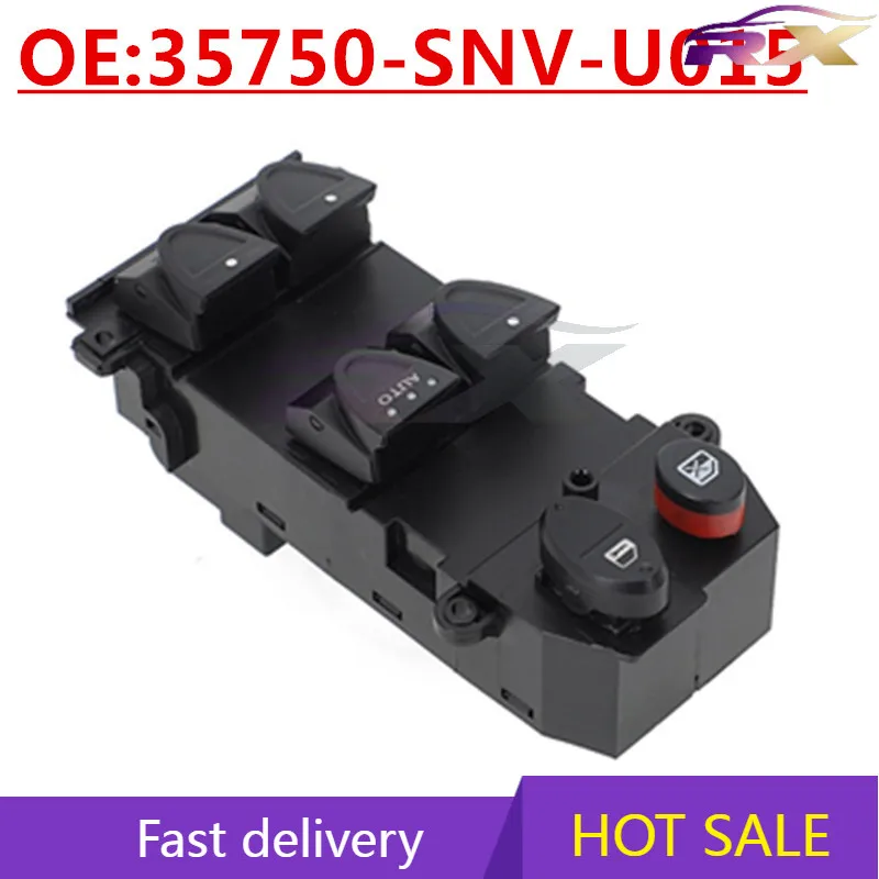 

OEM:35750-SNV-U015 Suitable For 2006-2011 Honda Civic Automotive Powered Windows and Glass Lift Switch