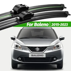 For Suzuki Baleno 2015-2023 2pcs Front Windshield Wiper Blades 2016 2017 2018 2019 2020 2021 2022 Windscreen Window Accessories