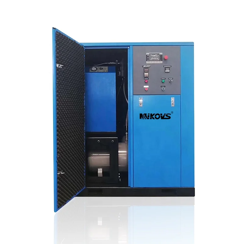 Japanese Technology 11KW 15HP All in One 100% Oil Free Scroll Air Compressor With Air Receiver Dryer and Filters