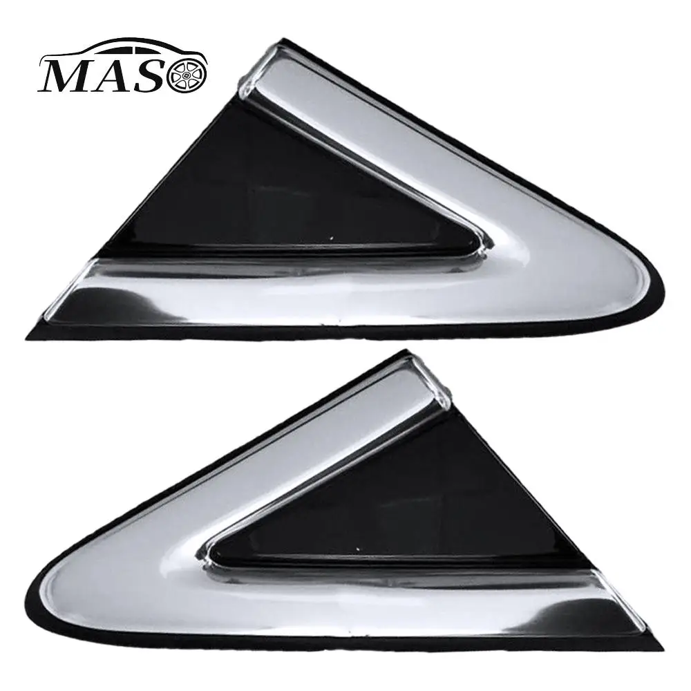 

2pcs Exterior Wing Triangle Cover Rearview Mirror Trim for Cadillac XTS 2013 2014 2015 2016 2017 2018 2019 22955948, 22955947