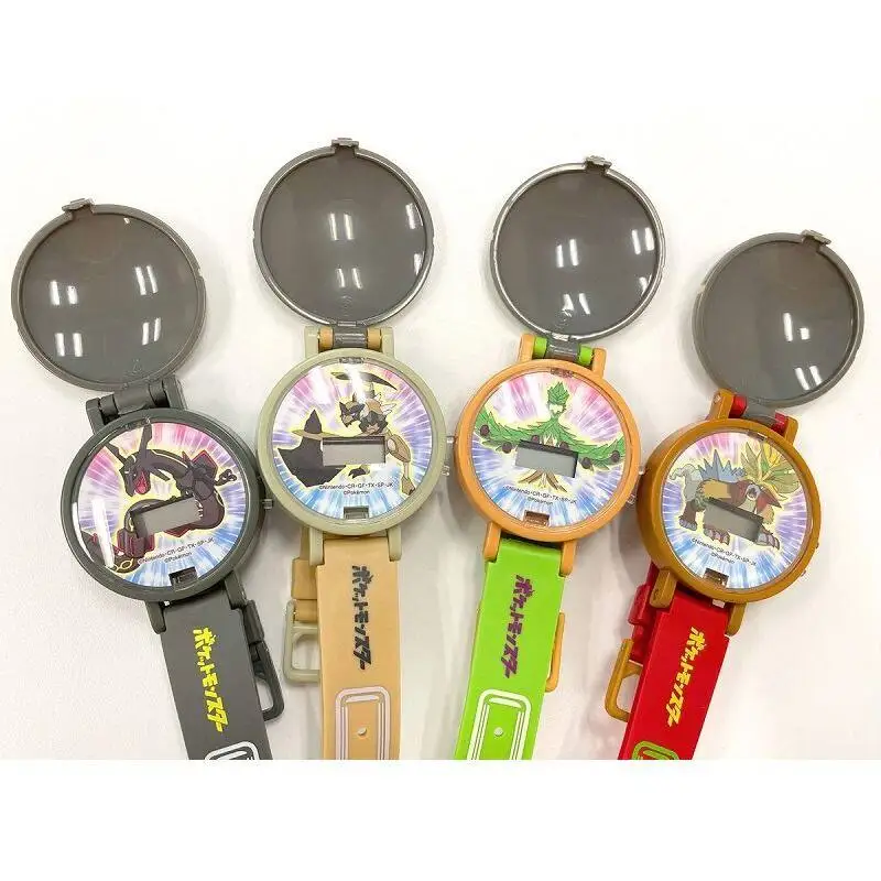 Takara Tomy Pokemon Pokeball Electronic Flip Watch Vol 2 Rayquaza Lapras‌ Novelty Gashapon Capsule Toy Watch Toys For Boys view 5