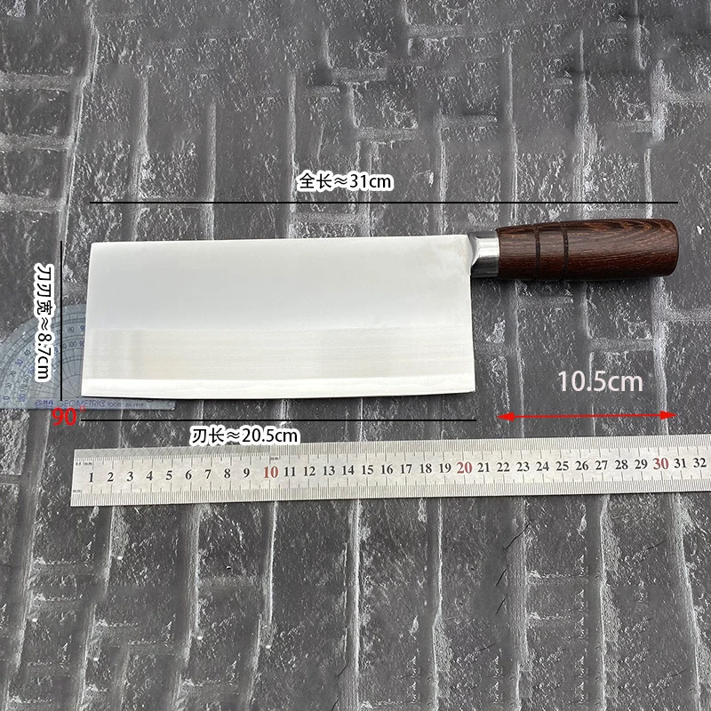 8 Inch Chinese Chef Knife Welding VG10 Steel Blade Cutlery Wenge Wood Handle Slicing Vegetables Cleaver Meat Kitchen Sharp Knife