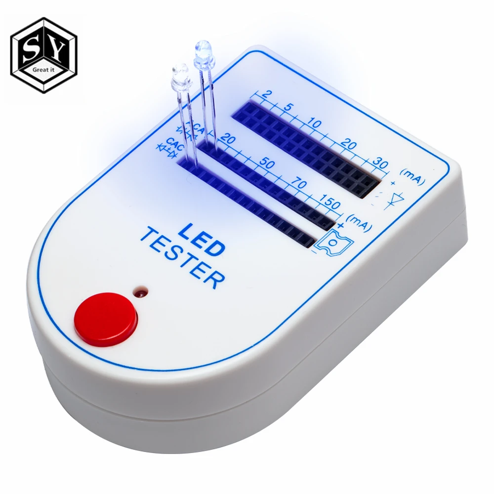 2~150mA Mini Handy LED Test Box Tester For Light-emitting Diode Lamp Bulb Battery Tester Handy Device LED Tester