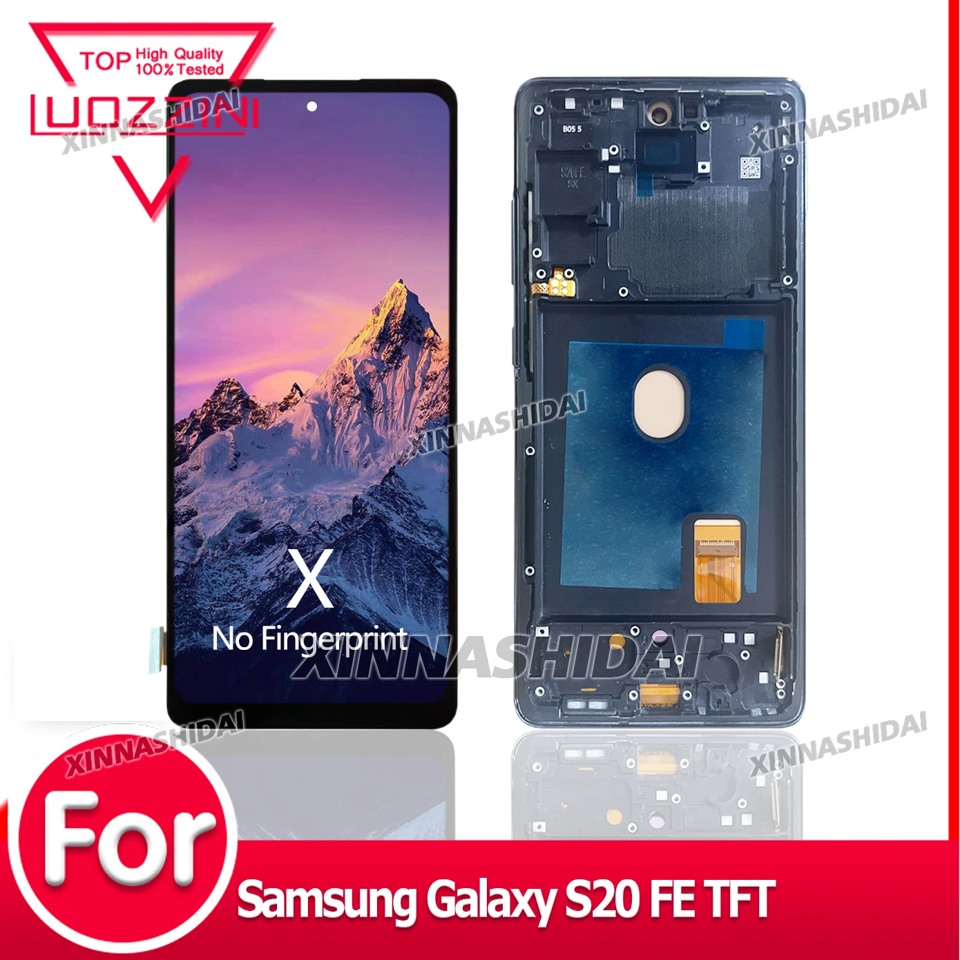 NEW Tested TFT For Samsung Galaxy S20 FE  LCD Display Touch Screen Assembly For Galaxy S20 FE G780 G781 Screen Replacement Parts