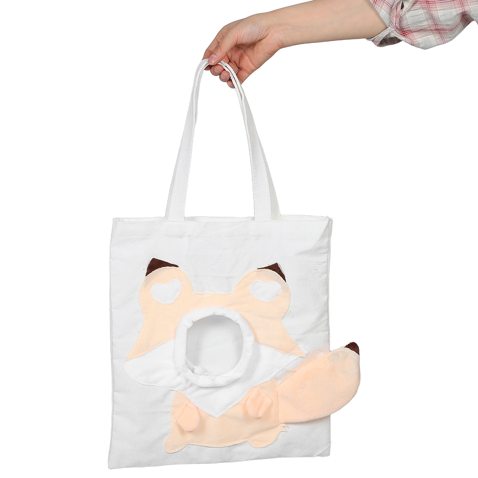 

Cat Pet Outing Bag Small Dog Carrier Versatile Hand Shoulder Fox Style Comfortable Travel Safe Durable Spacious Pet Supplies
