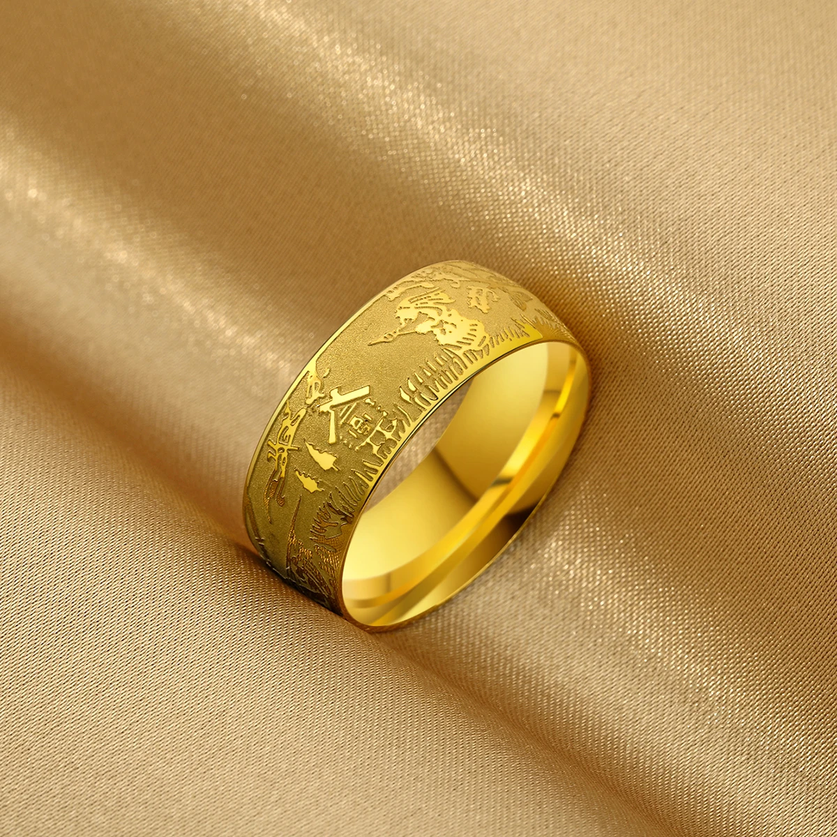 CHENGXUN Cat Ring Fabulous Ring Unique Author Patterned Ring Party Gifts for Men and Women