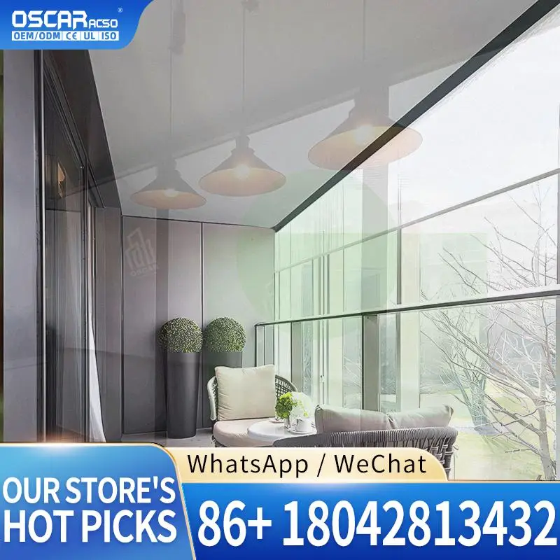 Aluminum Alloy Soundproof Windproof Vertical Rolling Roller Blind Window 5Year Warranty Courtyard Postmodern Design Model 001 Ro