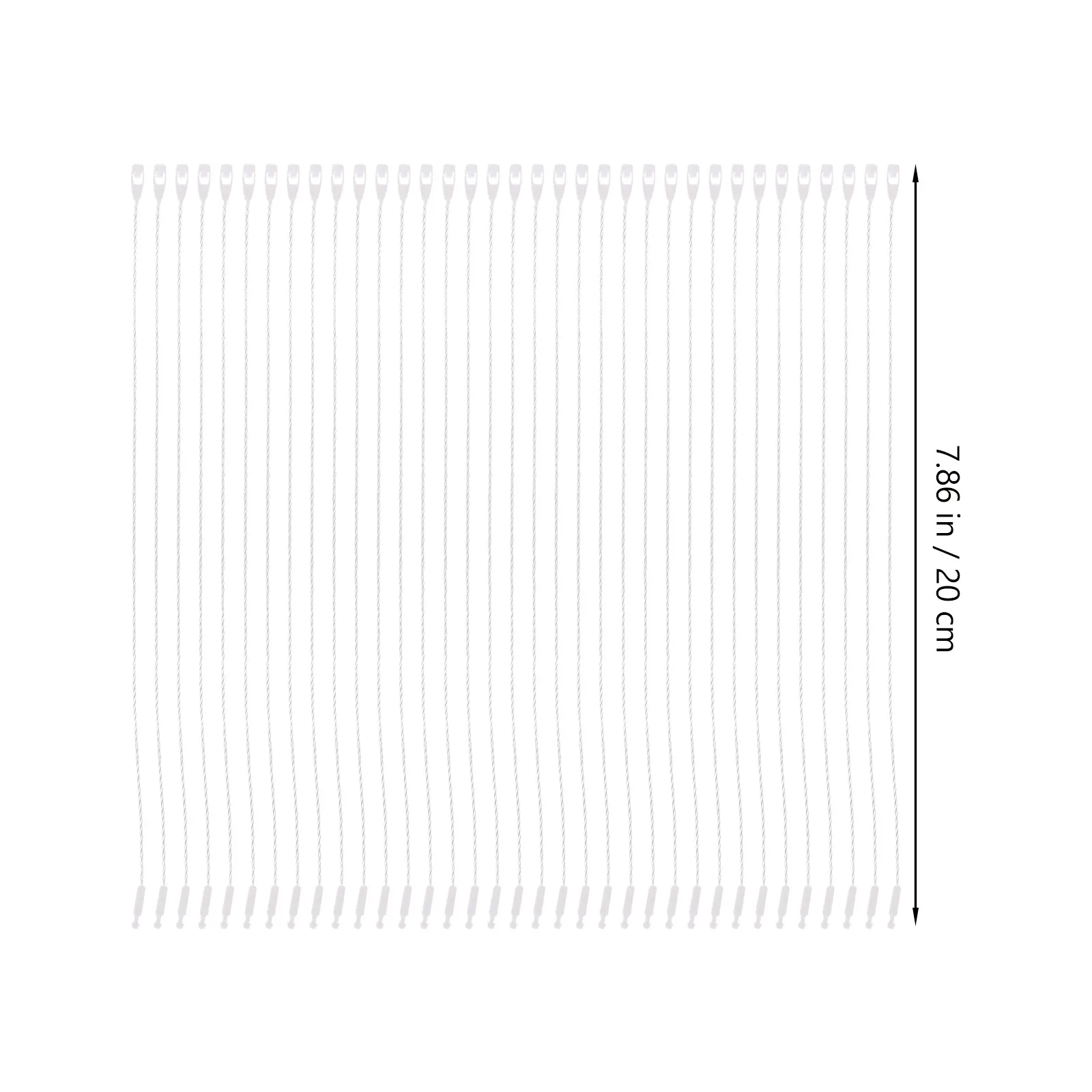 1000Pcs Polyester Clothing Tag Strings Secure Hang Tag Fasteners Price Tags String Bulk Lanyard for Retail Lanyard Bulk
