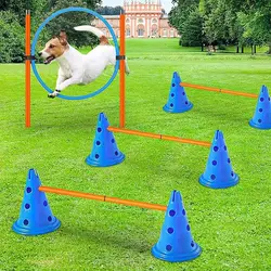 Pet Agility Training Set Jumping Bar Dog Obstacle Training Equipment Hurdle Training Dog Training Device Pet Supplies