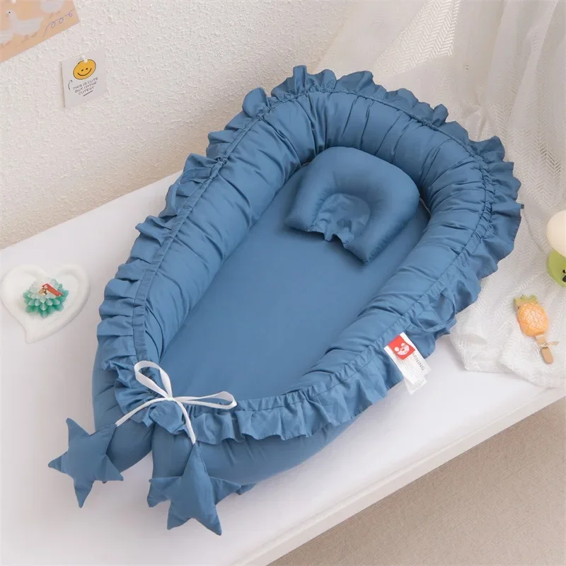 Portable Baby Nest Bed Foldable Newborn Bassinet Multi-Function Lounger