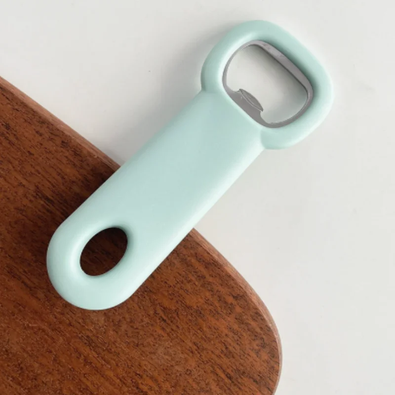 1pc Durable Beer Bottle Opener Stainless Steel Flat Speed Bottle Cap Opener Remover Bar Blade Kitchen Tool Beer Party Supplie