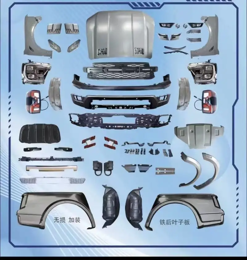 T8 Facelift Upgrade Kit: Front Bumper, Headlights & Body Styling for 2022-2024 Models