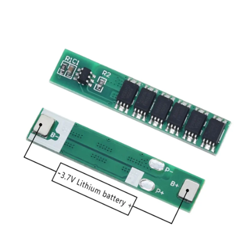 1S 7.5A 10A 15A 3.7V Li-ion 3 4 6MOS BMS PCM Battery Protection Board PCM for 18650 Lithium Lion Battery