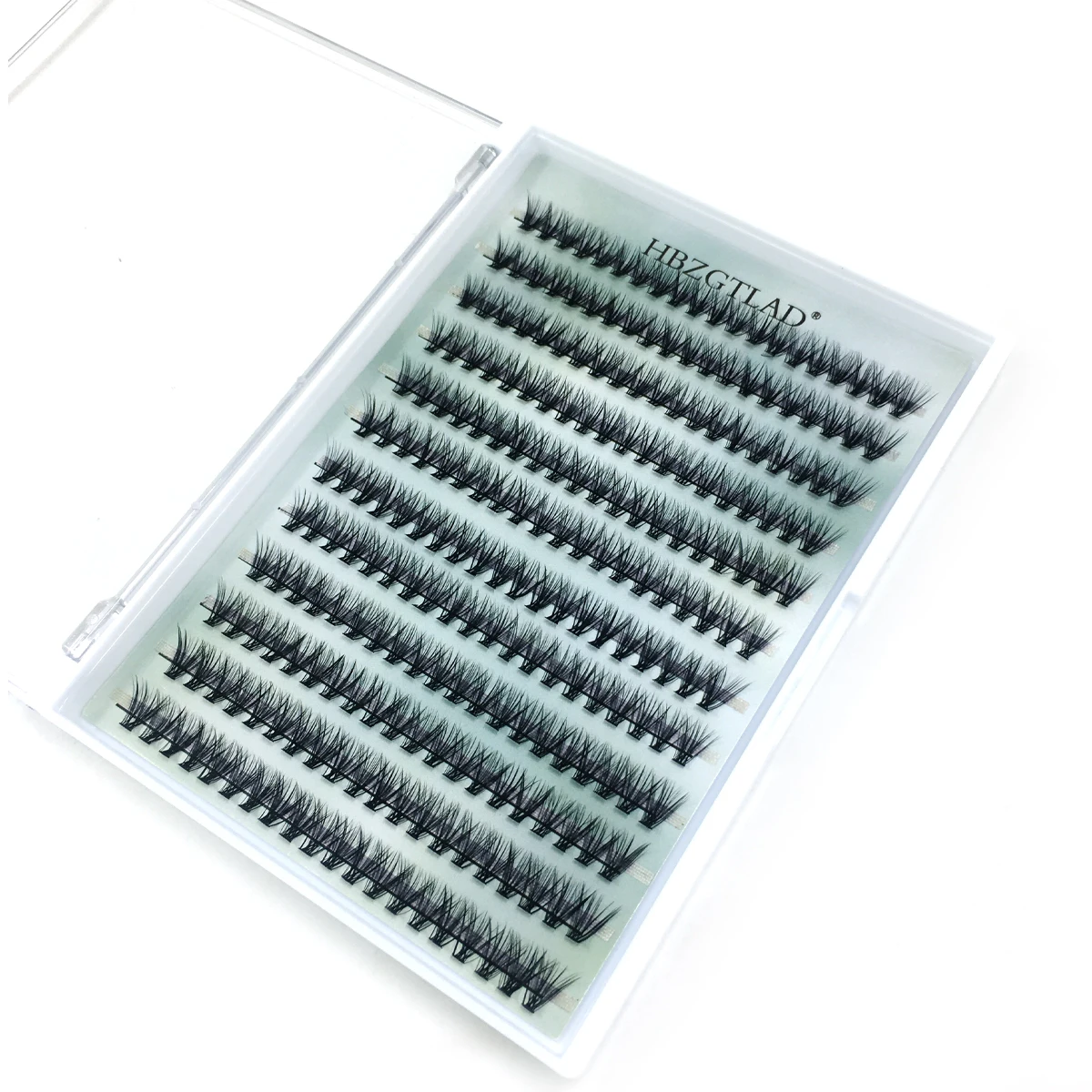 5/12Rows Big capacity Fake eyelashes grafting eyelashes extension lashes eyelash clusters fluffy mink false eyelashes individual