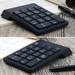 2.4G 무선 키보드 미니 디지털 숫자 키패드, 회계 재무용 18 키, 노트북 노트북용 미니 숫자 스마트 키패드