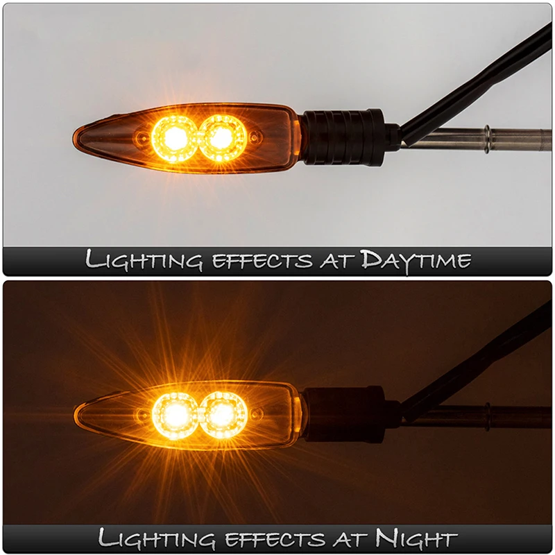 1Pair Motorcycle LED Turn Signal Light Front Indicator Lamp For BMW G310GS G310R F 650 700 800 GS K 1200 R SPORT R1200GS K1300R - view 3