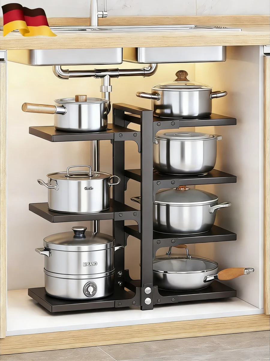 Etagere-de-rangement-multifonctionnelle-pour-casseroles-de-cuisine-support-sous-evier-organisateur-de-casseroles-pour-plan-de-travail-en-acier-au-carbone-peint