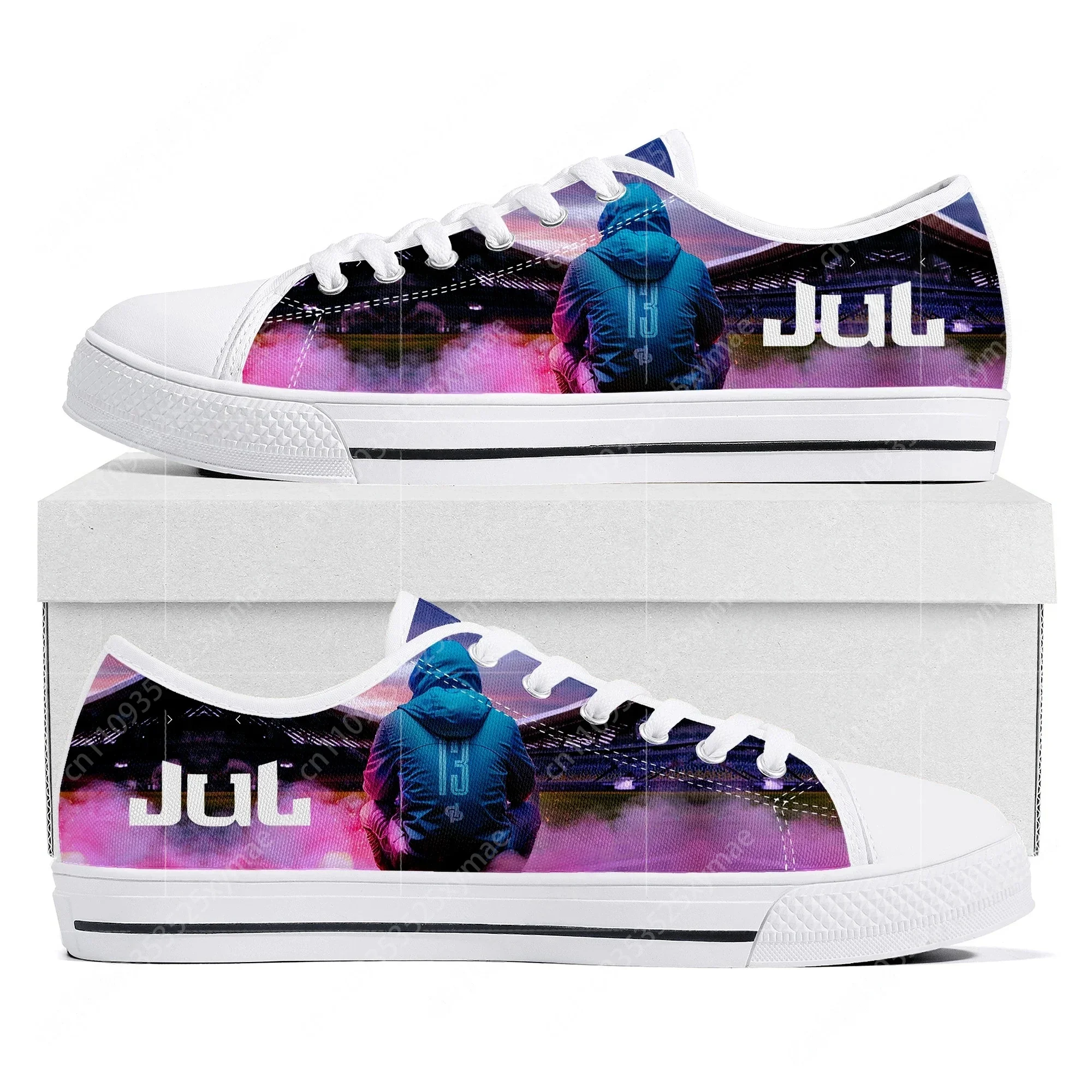 

Кроссовки унисекс Rapper JUL C'est Pas Des Lol Julien Mari, низкие, высококачественные, на заказ, из канваса, для пар