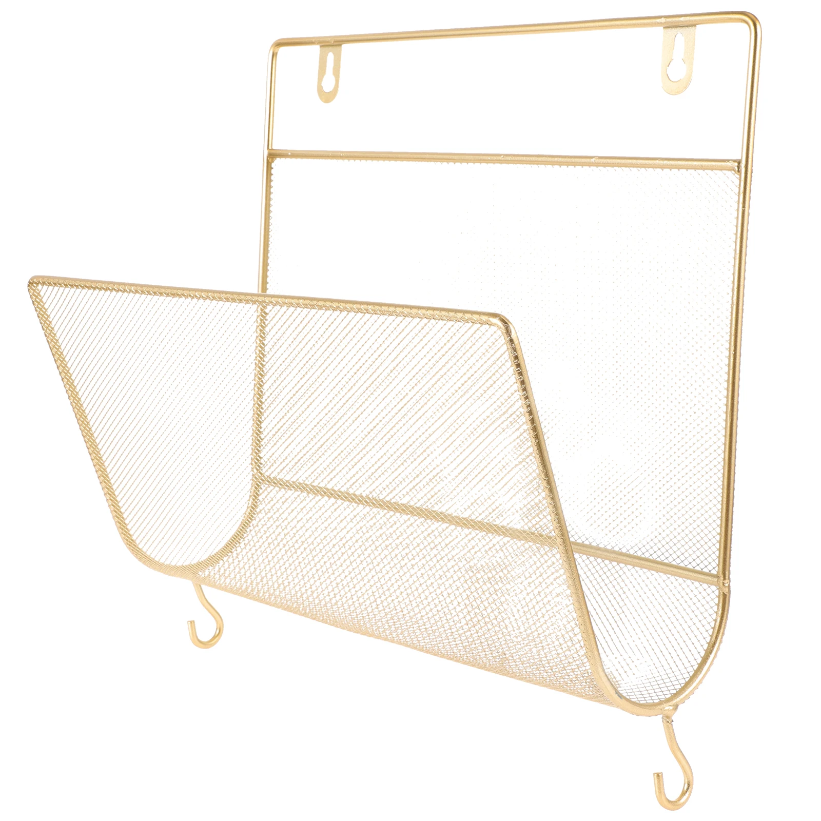 

Wall Hanging Bookshelf Holder Magazine Stand Display Rack File Mount Storage Shelving