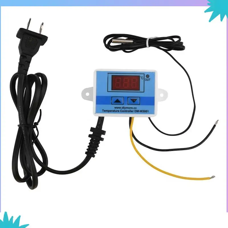 ABZW 110-220 В/1500 Вт XH-W3002 Компьютеризированный цифровой переключатель контроля температуры Интеллектуальный контроллер + вилка стандарта США