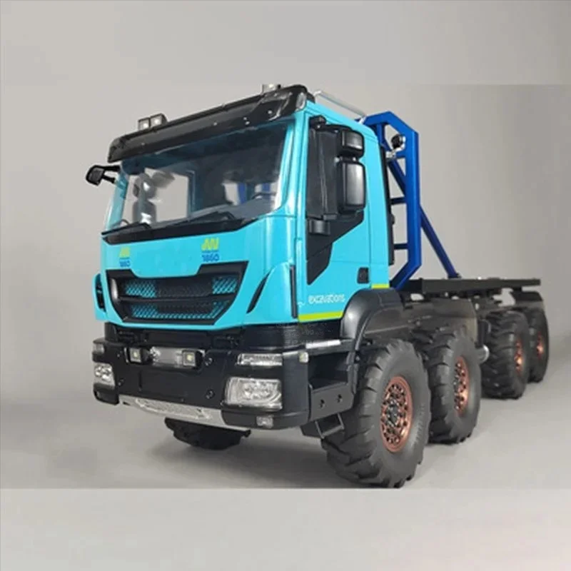 

1/14 8x8 Climbing Vehicle Whole Integrated Bridge Set For Tamiya Lesu Scania Man Actros Volvo Car Parts Rc Truck