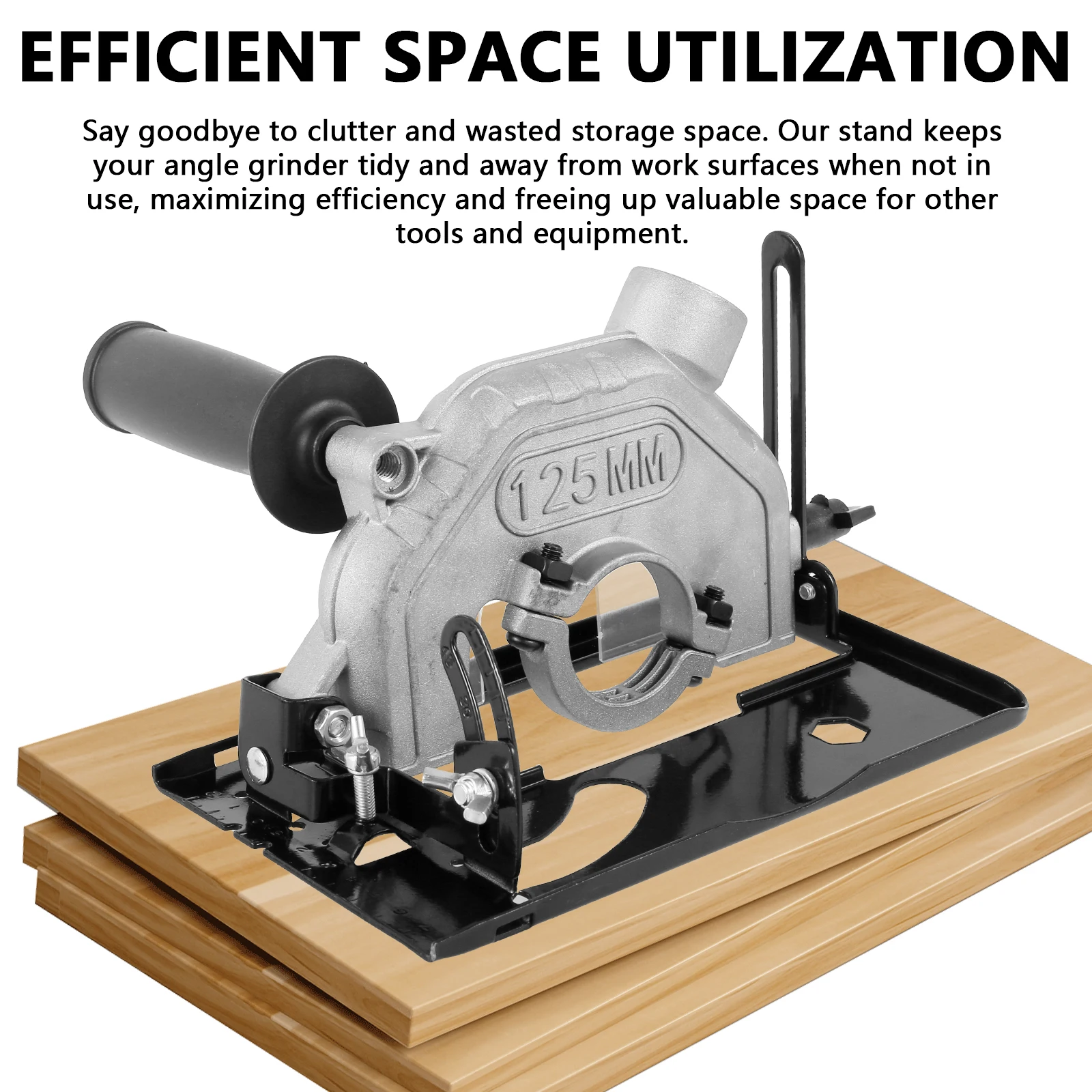 The New Angle Grinder Stand 45°Adjustable Angle Grinder to Cutting Machine Bracket Dust Free Angle Grinder Machine Base Stand