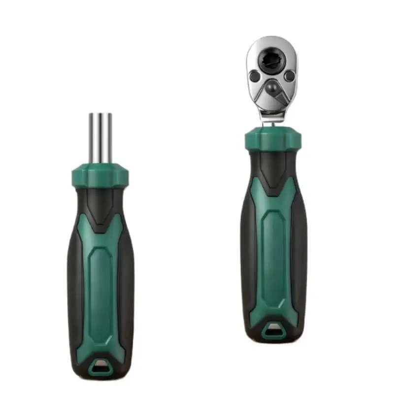 40PC Alloy Steel Ratchet Screwdriver Set With Magnetic Bits And Extension Rod For Home Auto Repair Compact Portable Tool Kit