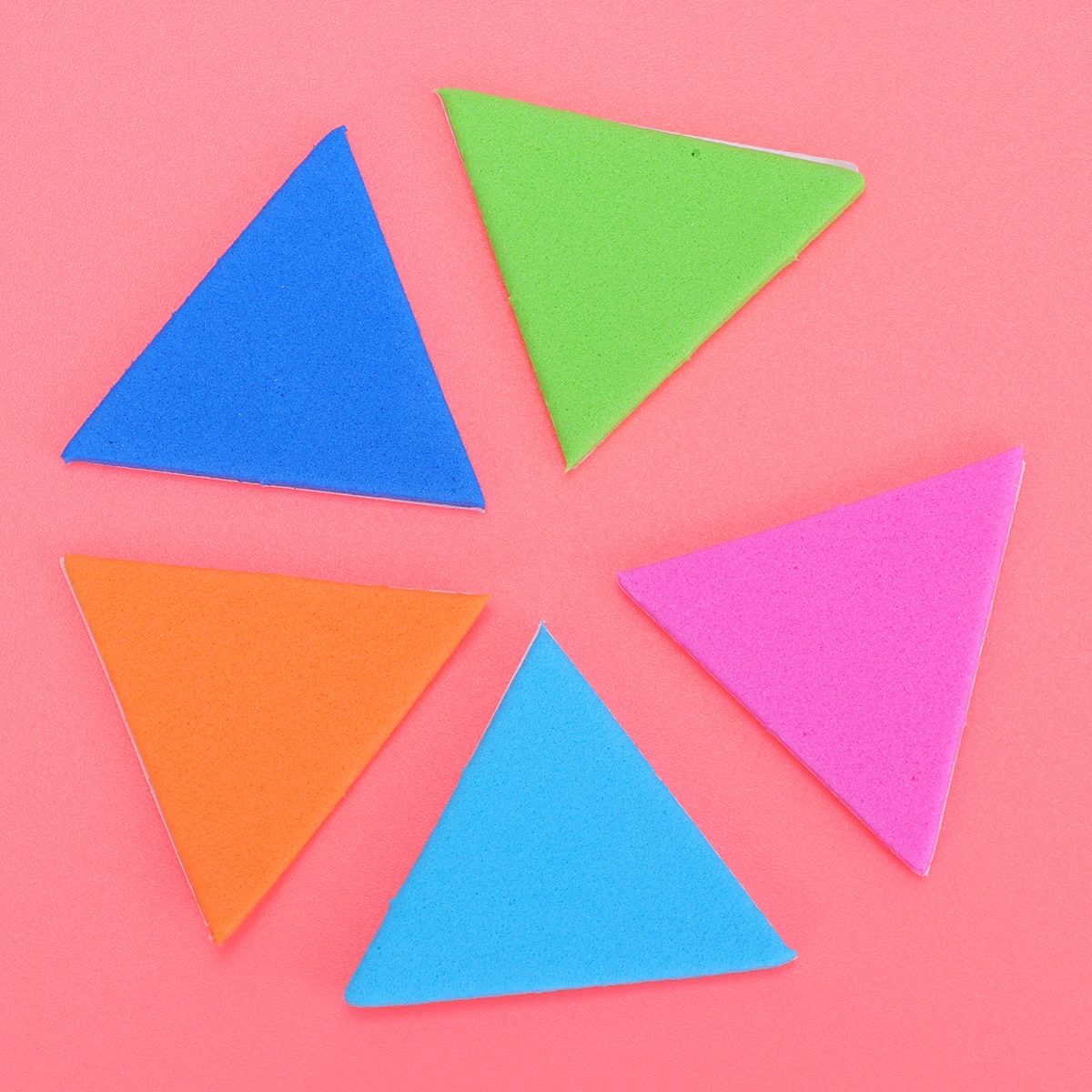 1000Pcs Colorful Foam Geometric Figures Stickers Eva Soft Safe DIY Craft Scrapbook Cards Decoration Learning Shapes