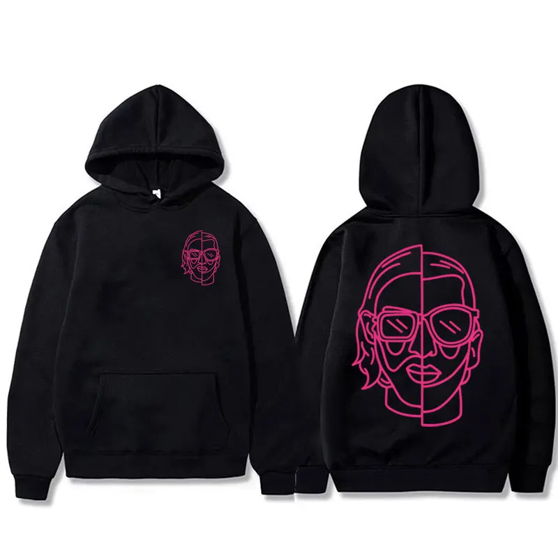 

Le Monde Chico Hoodie PNL Album French Rapper Double Sided Print Hoodies Men Women Hip Hop Fashion Casual Oversized Sweatshirt
