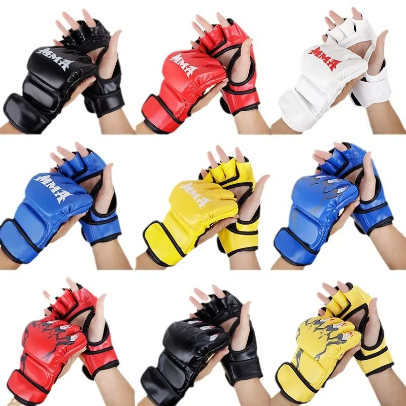 

NEW High-quality Training Gloves MMA and Martial Arts with Thickened Fingers Added Protection Flexibility Suitable for Adults Ki