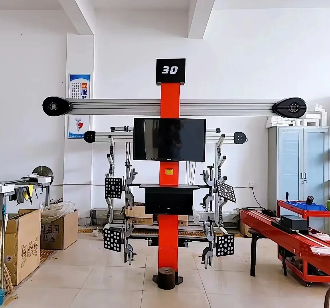 -Full Set 3D Wheel Alignment Machine With Sony Camera Free Update Wheel Aligner Four Wheel Alignment Machine