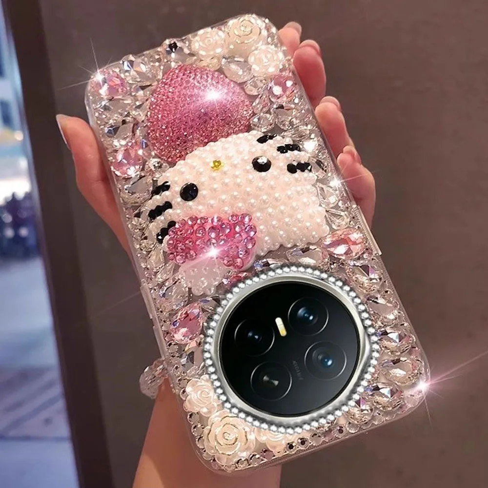Für Honor Magic 7 Lite 7 Pro 6 Pro 5 Pro 4 Pro 3 Sanrio Diamant Strass Hallo Kitty Telefon Fall für Honor 8 Lite 6 5 Lite 4Lite – Detail 6