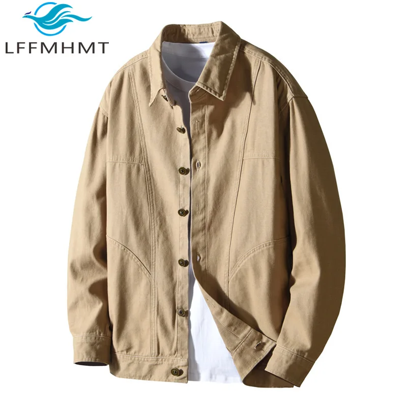 

Z885 Мужская повседневная рубашка с длинным рукавом, 100% хлопок, чистый цвет, высокое качество, свободный крой, комфортная одежда для дня, простые классические пальто