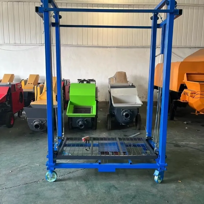 Ascenseur d'échafaudage Mobile électrique avec télécommande sans fil, capacité de charge de 500KG, hauteur de travail de 4M 5M