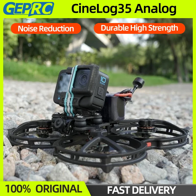 GEPRC CineLog35 Analog CineWhoop 3.5inch FPV Drone 4S/6S PNP GEP F722 AIO 600mW VTX For RC FPV Quadcopter Freestyle Drone