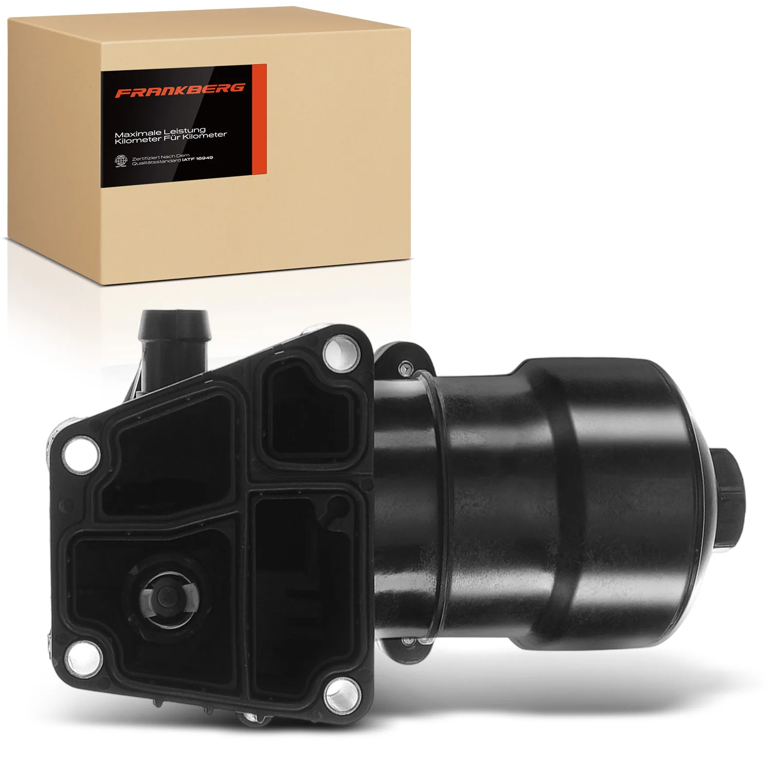 Frankberg 1x Ölkühler+Ölfilter für VW Caddy Seat Skoda Audi A3 1.6L 2.0L 03L115389C 03L115389G 03L115389H