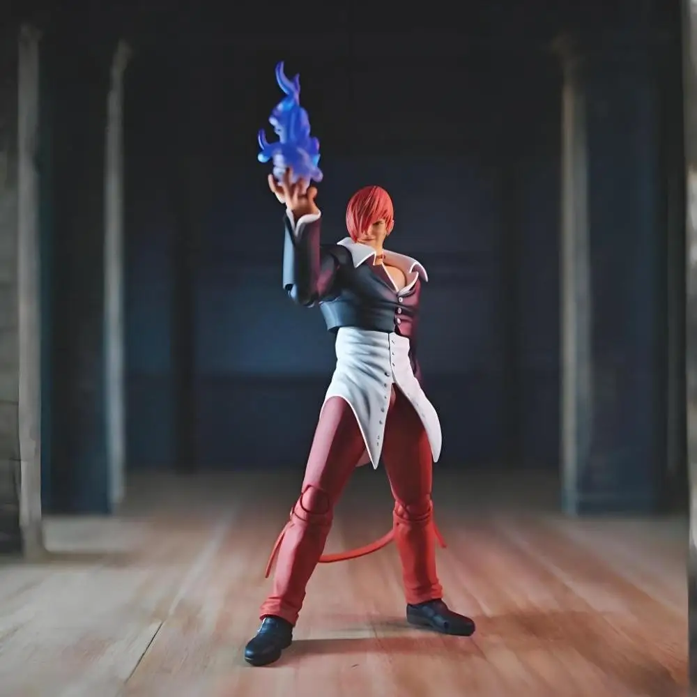 نموذج شخصية أش كريمسون القابل للعب من KOF98، لعبة تذكارية من سلسلة ستريت فايتر، دمية قتالية كلاسيكية للزينة #4