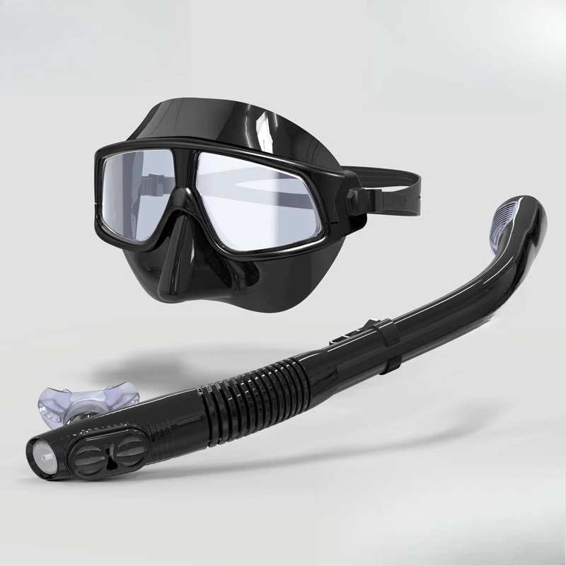 

Snorkeling Sanbao diving mask anti-choking diving goggles underwater snorkeling tube swimming goggles myopia equipment